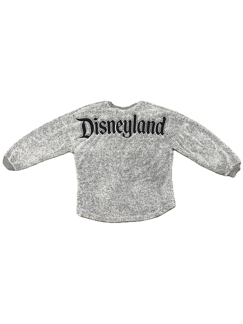 Disneyland Spirit Jersey | Embroidered | Gray | Sherpa | Teddy | Adult Medium